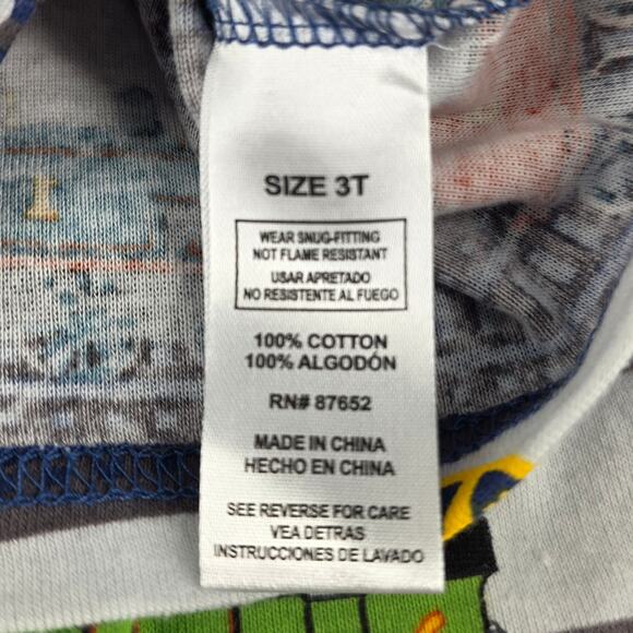 THOMAS & FRIENDS TODDLERS 3-PC SNUG-FIT COTTON PAJAMA SET SIZE 3T 2 TOPS 1 PANT - Picture 6 of 8